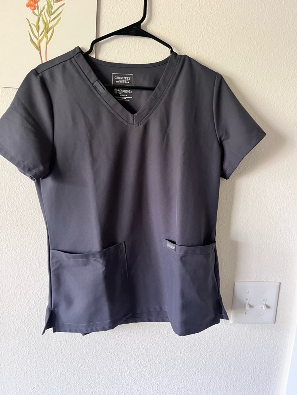 Cherokee Workwear Originals Ultra 2-Pocket Scrub Top